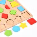 Encouraging Wooden Educational Puzzle Set: Shape Sorting Board, Alphabet, and Numbers for Kids. 