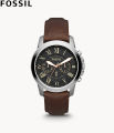 Fossil Grant Chronograph Brown Leather Watch for Men- FS4813. 