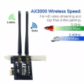 Derapid AX3000 WIFI-6- AX200 pcie-wifi-card-up-to-2400mbps-bluetooth-5-1-802-11ax-intel-ax200ngw MU-MIMO OFDMA ULTRA low-latency-supports-windows-10-64bit-. 