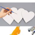 Heart Shape Canvas Board For Artist. 