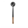 Stainless Steel Spoon kitchen Utensil - Cooks Essentials Tools with light brown Wood Handle. 