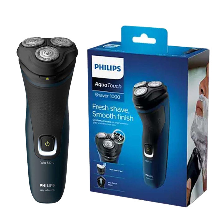 PHILIPS AQUA TOUCH SHAVER SRIES 1000, WET OR DRY ELECTRIC SHAVER - S1121