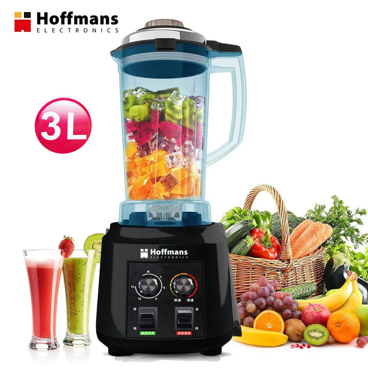 Hoffmans Multifunctional Wall Breaking Machine Comercial Blender Auto Cleaning Mode 100% Copper 3 Liter Capacity 4800W 12 Month Warranty juicermachine - blender machine -  Chopper  -  hand blender -  chopper machine HM - 2070