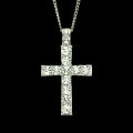 Hip Hop Alloy Gold Cross Pendant Necklace Religious Jewish Men Cuban Chain Fashion Pendant Accessories. 