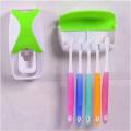 YM Automatic Toothpaste Dispenser Wall Mount Dust-proof Toothbrush Holder Wall Mount Storage Rack Bathroom Accessories Set Squeezer. 