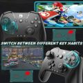Wireless Game Controller for Nintendo Switch/Switch Lite/PC/Phone/Ipad, Rechargeable Remote Bluetooth Gamepad with Joystick with Ergonomic Non-Slip, Adjustable Turbo and Vibration UK IMPORT A1186. 