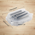 Hand Reamer Tool, Tapered Reamer Set, 3-13mm(1/8In-1/2In) & 5-16mm((In-5/8In) Bridge Pin Hole Handle Tapered Reamers Easy Install. 