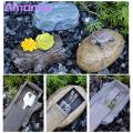 Key Hider for Yard Waterproof Resin Key Box Outdoor Garden Ornament Key Hider with Secure Simulation Stone Design Ideal for Southeast Asian Buyers Hidden Key Holder. 