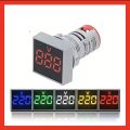 Square Digital AC 60-500V Voltmeter Voltage Meter LED Indicator Lamp Light, Volt Meter, Digital Volt Meter, Volt Meter Light, Digital Volt Meter Light, Square Digital Volt Meter Light. 