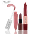 Miss Rose 6 PC Dual-Ended Matte Lipstick & Lip Gloss. 