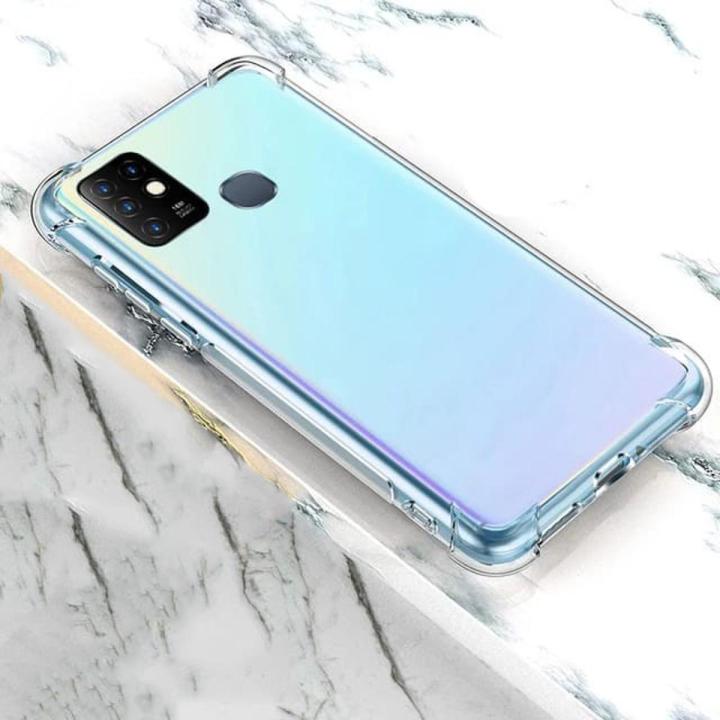 Infinix Hot 10 Back Cover Transparent Soft Silicone Crystal Clear Case For Infinix Hot 10