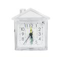 Crystal Body Mini Alarm Clock Analog. 