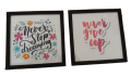 Photo Frame Set of 2 Wall Hanging Frames Motivational Quote Picture Frames Inspirational Photo frame 8 * 8 inches. 
