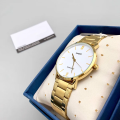 Original Casio - LTP-VT01G-7BUDF - Stainless Steel Wrist Watch for Women. 