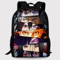 Naruto Eyes Backpack For Anime Fans Girls And Boys Digital Printed. 
