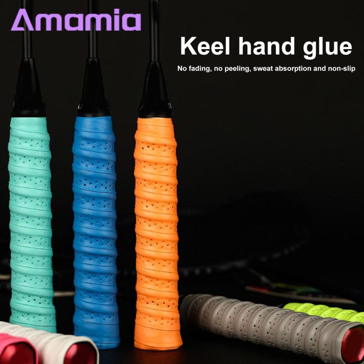 Thickened Grip Band Premium Perforated Anti-slip Tennis Overgrip Super Absorbent Racket Grip for Tennis Badminton Thickened Non-slip Band Top Choice in Asia