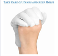 Pack of 6 Pairs White Cotton Summer Hand Gloves for Men and Women. 
