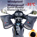 1Pair Motorcycle Handle gloves Universal Waterproof Good Quality Bike Gloves With Furr. 