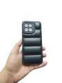 Honor X6 Back Cover Soft Puffer Down Jacket Camera Protection Phone Case. 