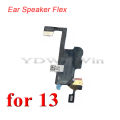 Earpiece Ear Speaker Flex Cable For iPhone 13 14 Pro Max Mini Plus Front Light Sensor Ribbon Replacement Parts. 
