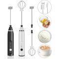 High Quality Coffee Beater and Egg Whisker, Rechargeable USB Connect, Milk Frothier & Former, Egg Beater, Cake Beater, Portable Hand Beater & Mixer, 2 in 1 Electric Egg Beater Coffee - USB Adjustable Electric Blender. 