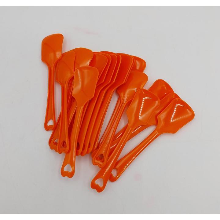 ORANGE THEME DESERT SPOONS PACK OF 20 ORANGE SPOONS