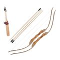 Kids Toys - Traditional Wooden Archery Bow Arrow Set for Kids with Holder - Soft Rubber Arrow Tip, Long Range Ertughrul Archery Set - Like Real - Organic Kids Outdoor Play Toys - Adventure Toys. 