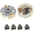 1 Pcs 12V 13 Teeth RS-550VC-8518 GEAR Motor & 1 Set RS550 Motor Carbon Brush Holder Brush. 