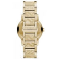 BURBERRY Gold Dial Gold Stainless Steel Watch For Men BU-9038. 