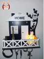 Mister Traders Brand Wooden Key Holder I Key Holder Wall I Key Holder For Wall I Key Holder Wall Hanger I Key Holder Wall Hanging I Key Holders I Home Design Key Holder I Decorating items I Decorating items for home I Decoration Pieces. 