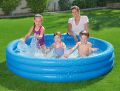 BESTWAY INFLATABLE COLOUR 3 RING SWIMMING POOL KIDS INFLATABLE BATHTUB SUMMER FUN TOY  183x33 cm - 51027. 