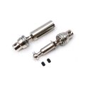 NANLIY- 2 Set for WPL RC Car Spare Parts Metal: 1 Set Ural Truck Front Rear Drive Shaft & 1 Set RC Car Steering Pull Rod. 