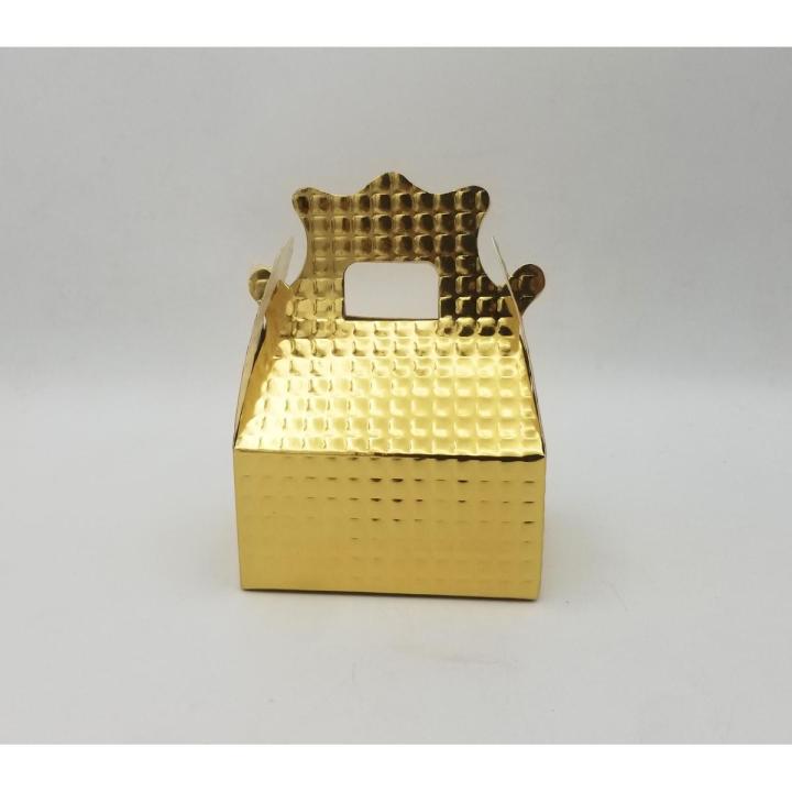 SMALL BIDH BOXES IN GOLDEN COLOR PACK OF 50 GOLDEN BIDH BOXES