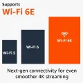 new Amazon Fire TV Stick 4K Max streaming device, supports Wi-Fi 6E, free & live TV without cable or satellite. 