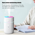 AZTHRONE 220ML Cup Humidifier Mini Portable Car Home Humidifier USB Fine Spray Adjustable Timing Humidifiers Humid Essential Oil Diffuser Aromatherapy Cup Humidifiers With Colorful Atmosphere Lights. 