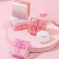 4-Grids Face Blush Matte Finish Makeup Loose Powder Rouge Blusher Waterproof Natural Delicate Contouring Brightening Complexion. 