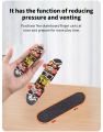 01 Pcs Alloy Finger Skateboard Fingerboard with Pressure Relief and Venting Function Fingertip Skateboard Toy. 