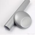 Silver Carbon Fiber 3D Vinyl for Cars, Bikes, Laptop and Mobiles 12 x 16 inches. 