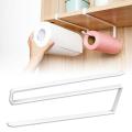 Paper Towel Holder Dispenser Under Cabinet Paper Roll Holder Rack Without Drilling for Kitchen Bathroom. 