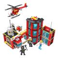 COGO: FIRE STATION BLOCKS (862 PCS) (4177). 