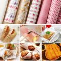 Food Wrapping Butter Paper - Sandwich & Snack Wrapping Paper | Greaseproof & Eco-Friendly | Ideal for Food Packaging, Bakery, Fast Food & Delis (100 Sheets). 