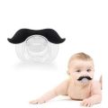 BABY STYLISH MEN BLACK MUSTACHE PACIFIER. 