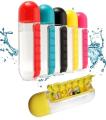Pill & Vitamin Organizer Water Bottle Simplify Your Life. 