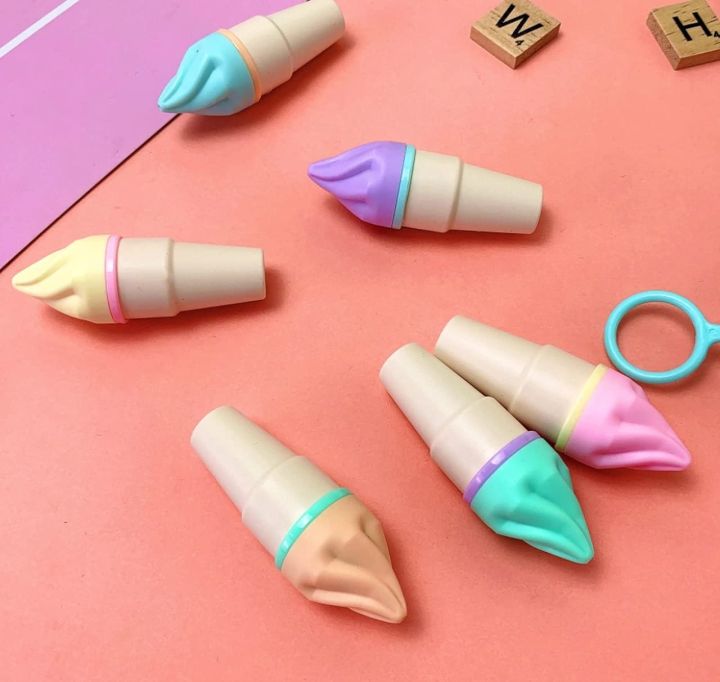 Cute%20Kawaii%20Mini%20fluorescent%20highlighter%20marker%20pens%20for%20kids%20gift%20Pack%20of%201%20(Ice%20Cream%20Cone)%20-%20Image%203