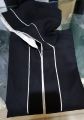 Customize Black Designer Arabic Hoodie Thobe. 