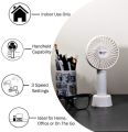 Mini Portable Handheld Fan-USB Rechargeable Air Cooling Fan- 3 Modes. 