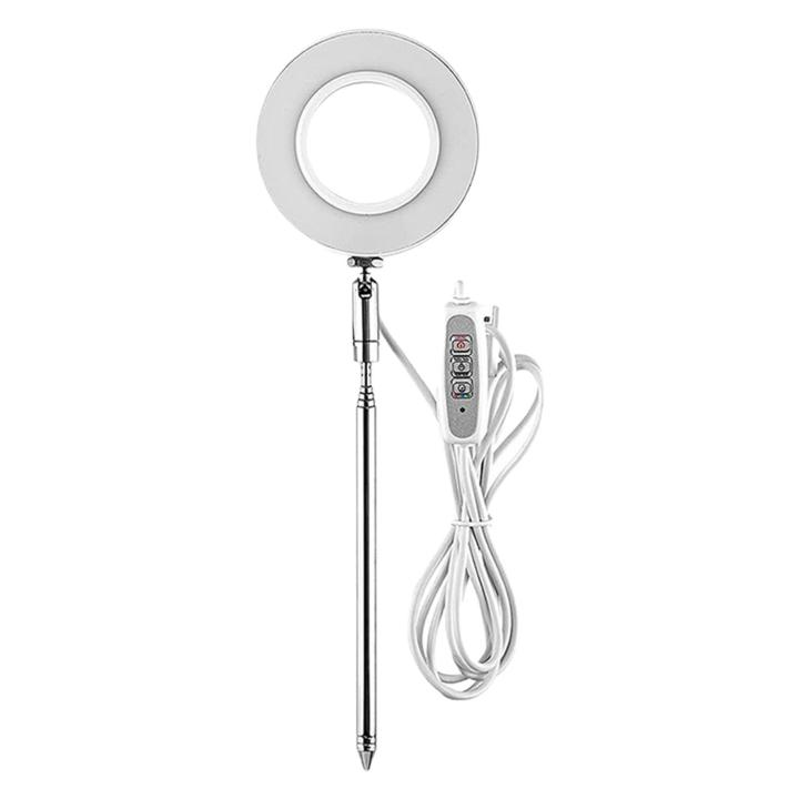 Full-bright Mixed Light for Plant Growth Adjustable Telescopic Grow Light with Timer for Indoor Plants Full Spectrum Desk Lamp with Height Adjustment Dimmable Levels Led Plant Light