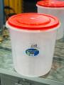 Storage Containers / Storage Bucket with Lid / Storage Containers for Cereals, Pulses & Flour Etc. - Cereals Storage Jar 25Litres Capacity ( Multipurpose Usage) Lid Available in Random Colors. 