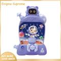 Enigma- Small Ball Catcher Machine Space Theme Ball Catcher Game for Kids Fun Hand-eye Coordination Toy for Boys Girls Perfect Gift for Toddlers Mini Arcade Game with Steering Wheel. 