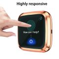 Soft TPU Case For Fitbit Versa 1/Versa 2/Versa Lite Full Cover Screen Protector Shell For Fitbit Versa 4/Versa 3 Waterproof Case. 